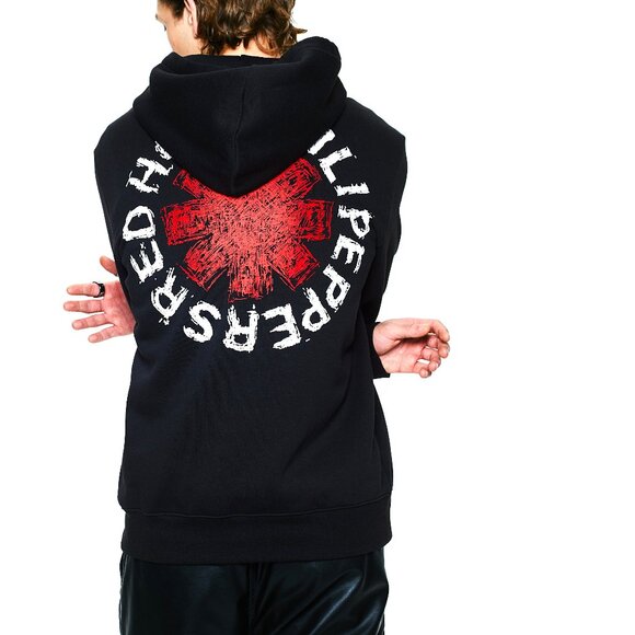 Red Hot Chili Peppers Asterisk Logo punk rock HM Official Hoodie L NWT - Picture 5 of 7
